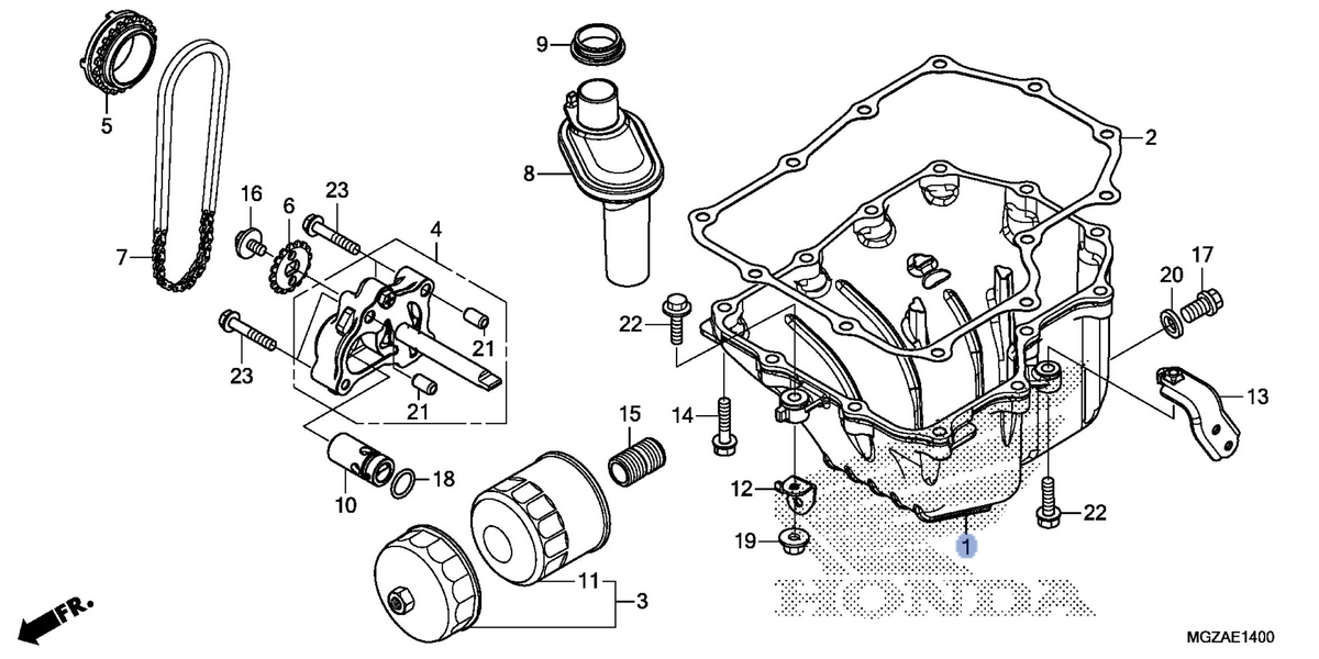 Honda OEM part 11210-MGZ-J00