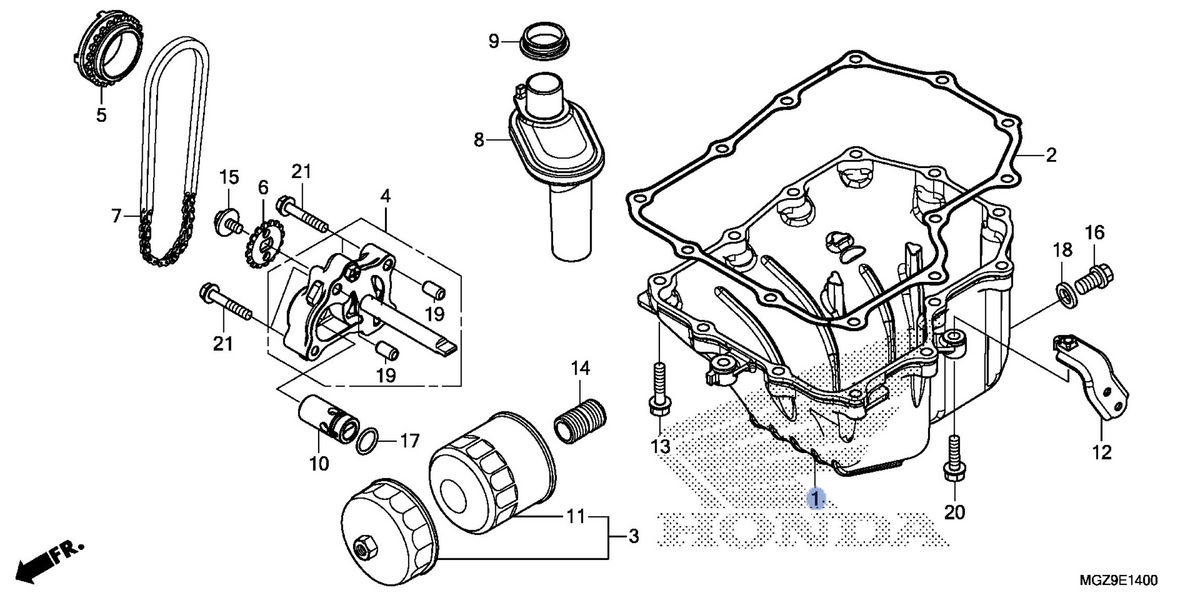 Honda OEM part 11210-MGZ-J80