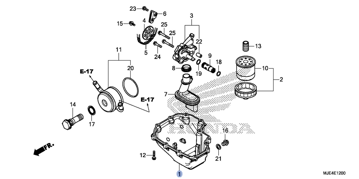 Honda OEM part 11210-MJE-D00