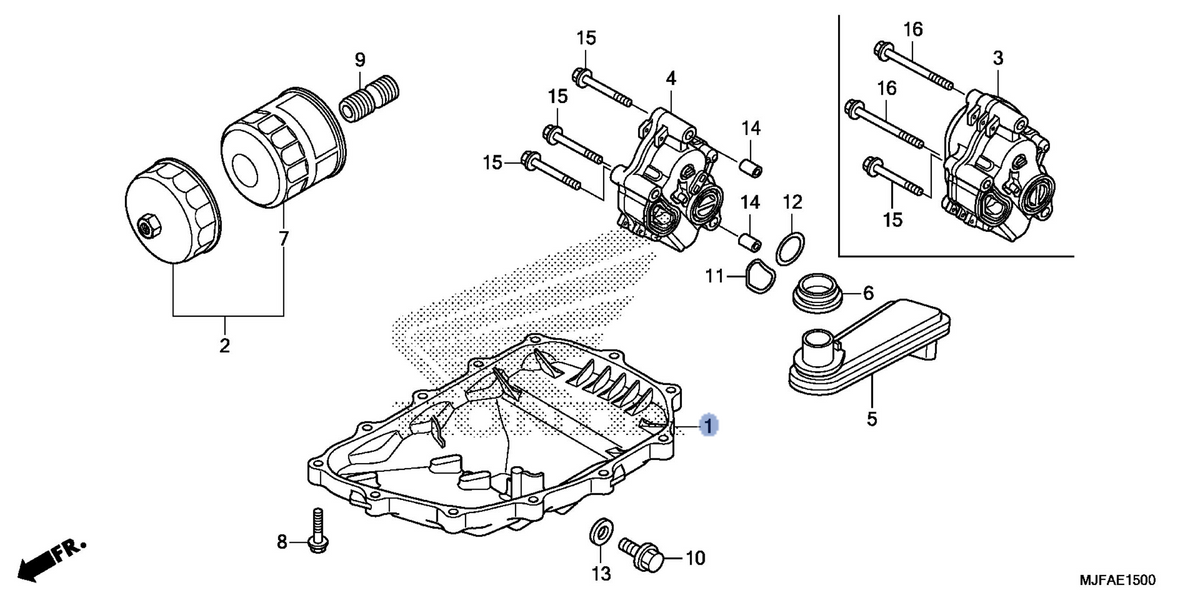 Honda OEM part 11210-MJL-D30
