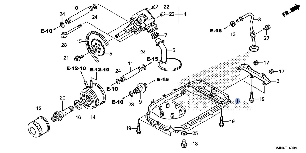 Honda OEM part 11210-MJN-A00