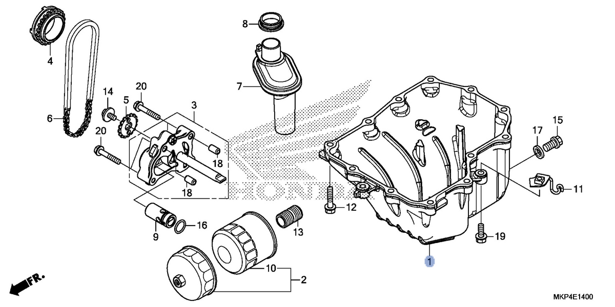 Honda OEM part 11210-MJW-J80