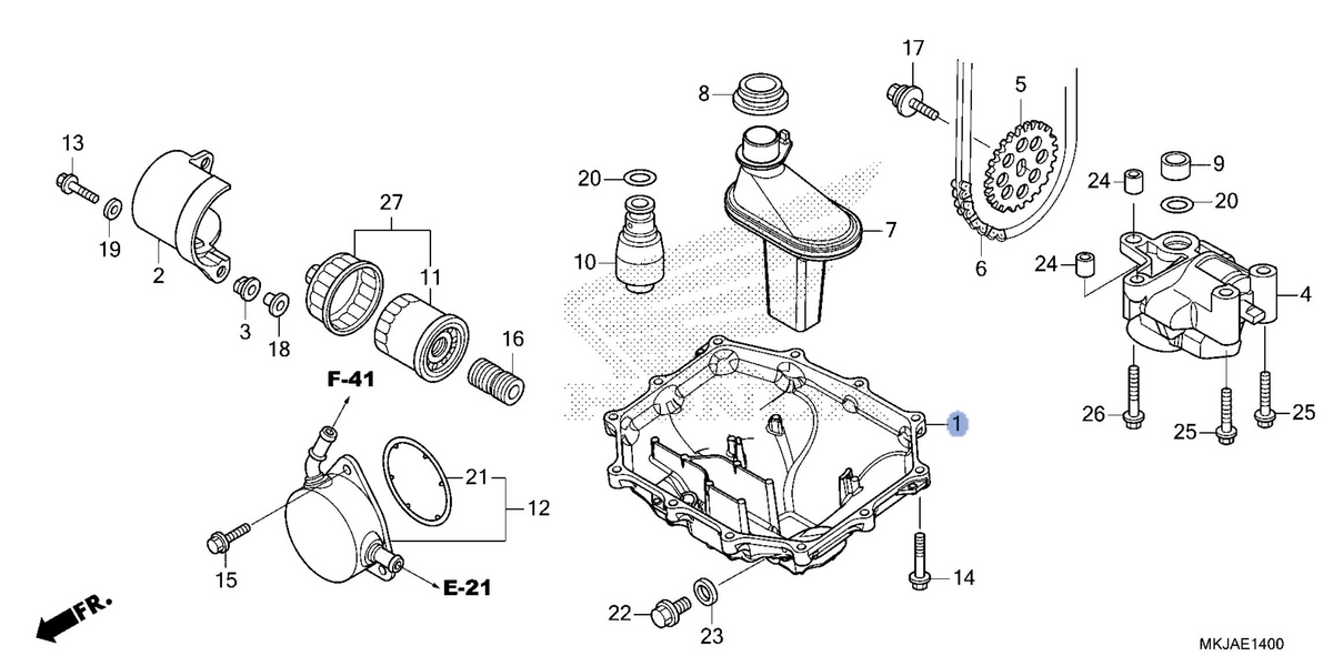 Honda OEM part 11210-MKJ-E50