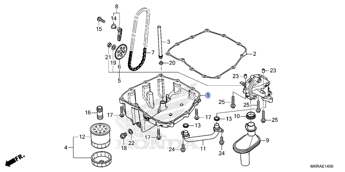 Honda OEM part 11210-MKR-D10