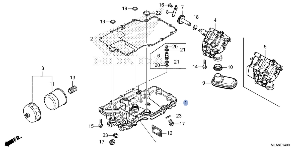 Honda OEM part 11210-MLA-A50