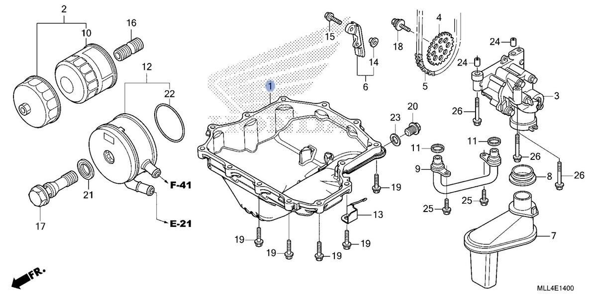 Honda OEM part 11210-MLL-D01