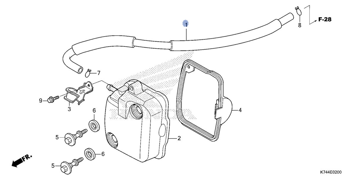 Honda OEM part 11211-K74-N00