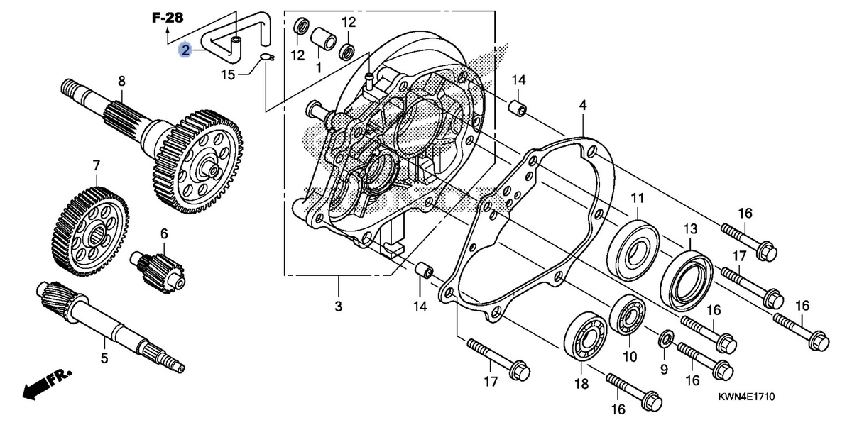 Honda OEM part 11211-KWN-900