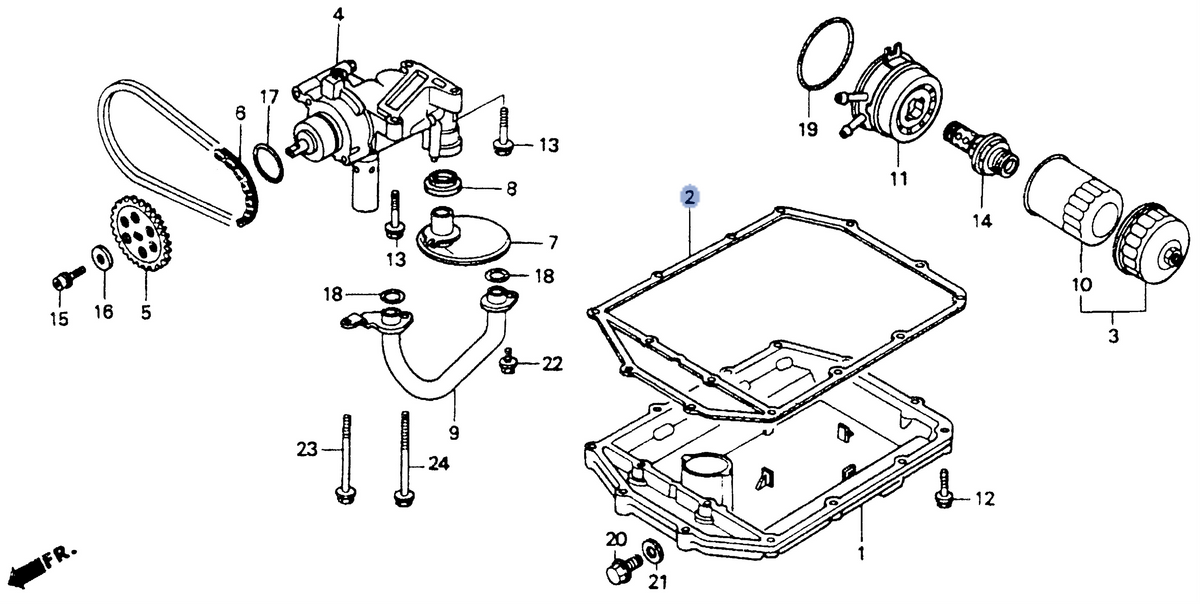 Honda OEM part 11214-MY3-000