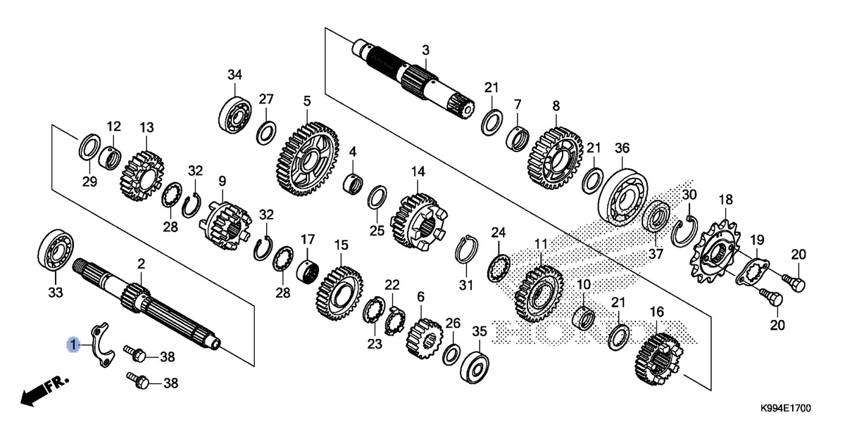 Honda OEM part 11215-K31-900