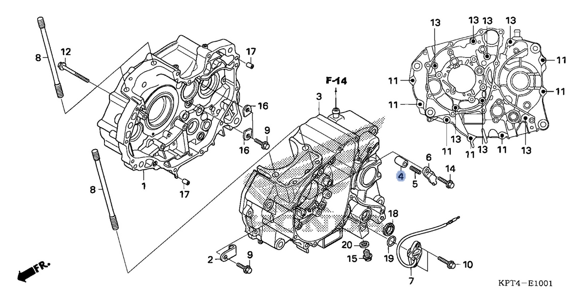 Honda OEM part 11215-KRM-840