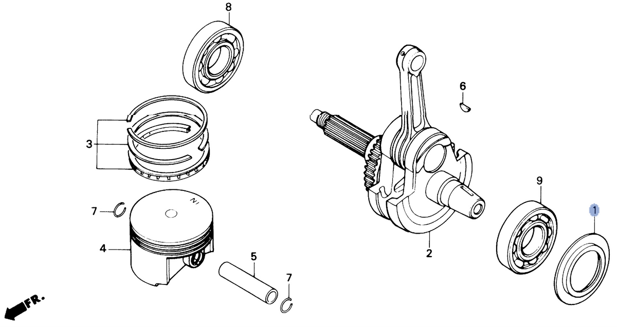 Honda OEM part 11215-MN9-000