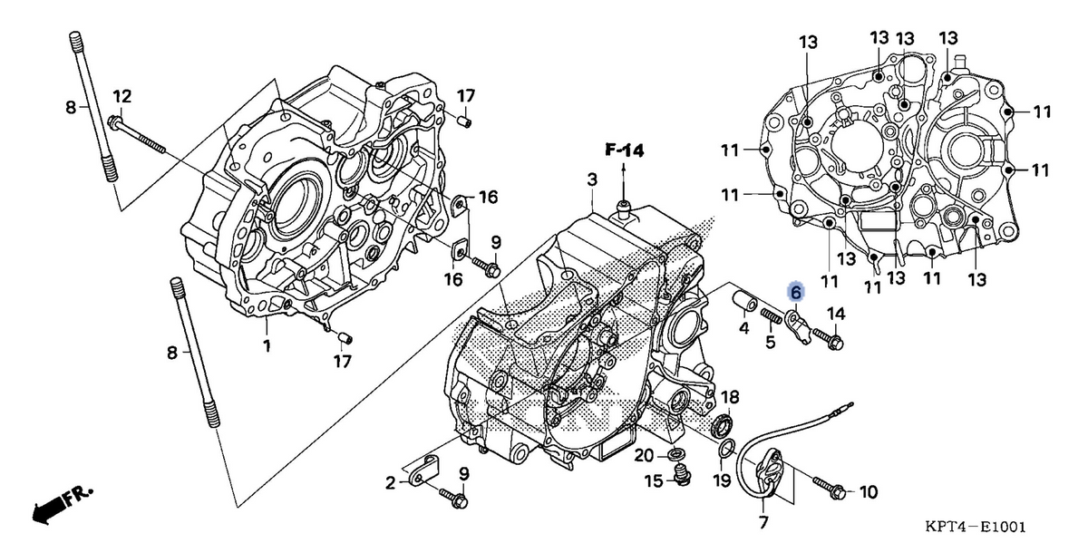Honda OEM part 11217-KRM-840
