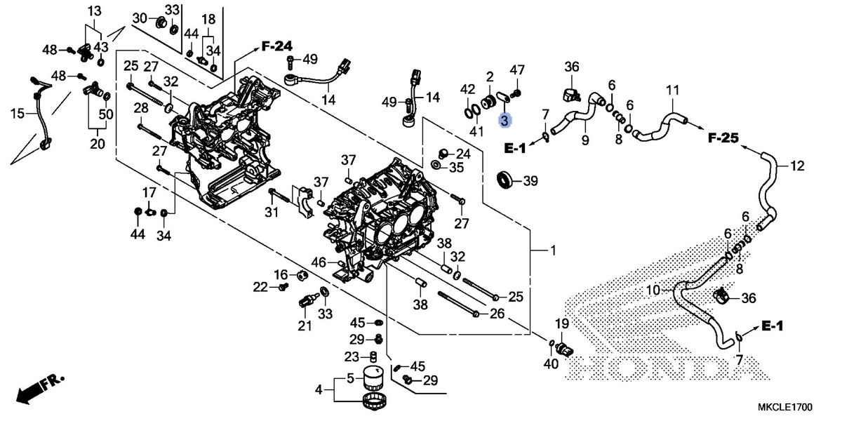 Honda OEM part 11217-MKC-A00