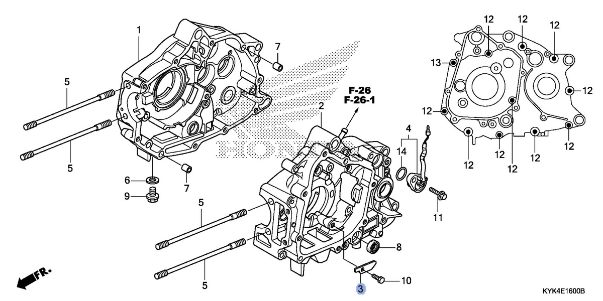 Honda OEM part 11218-KWW-740