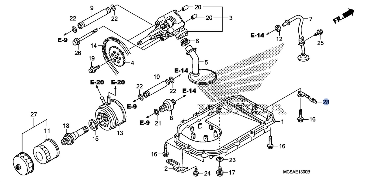 Honda OEM part 11219-MCS-D80
