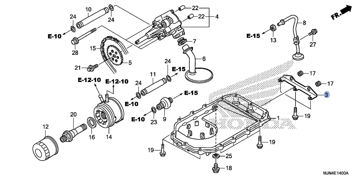 Honda OEM part 11219-MJN-A00