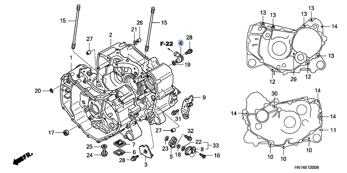 Honda OEM part 11230-HN7-000