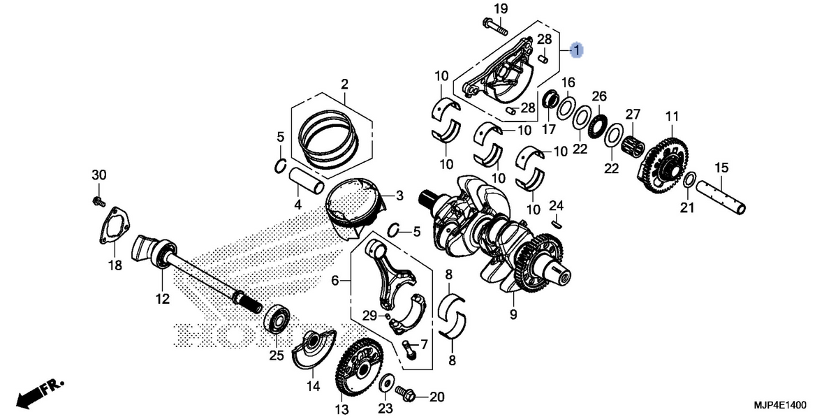 Honda OEM part 11230-MJP-G50