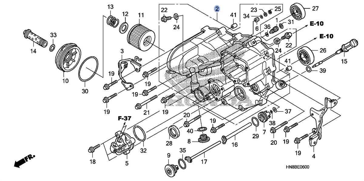 Honda OEM part 11300-HN8-010
