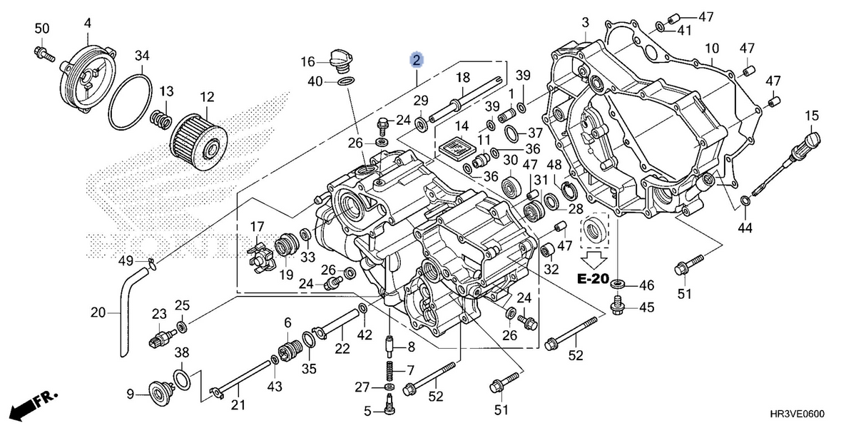 Honda OEM part 11300-HR3-HG0