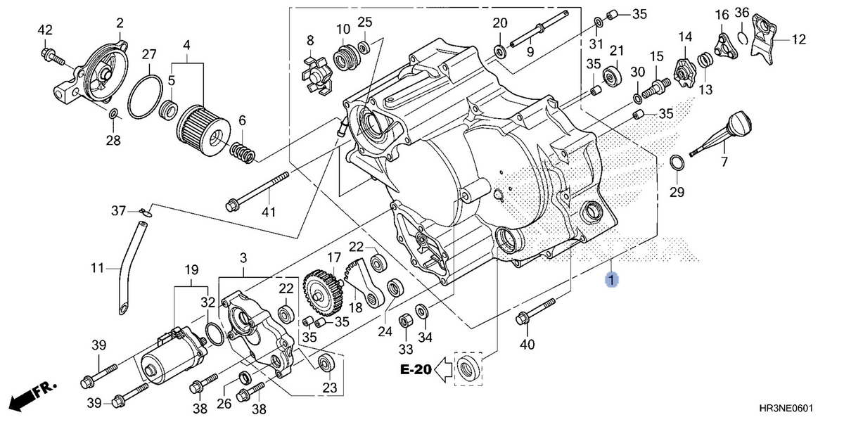 Honda OEM part 11300-HR3-LK0