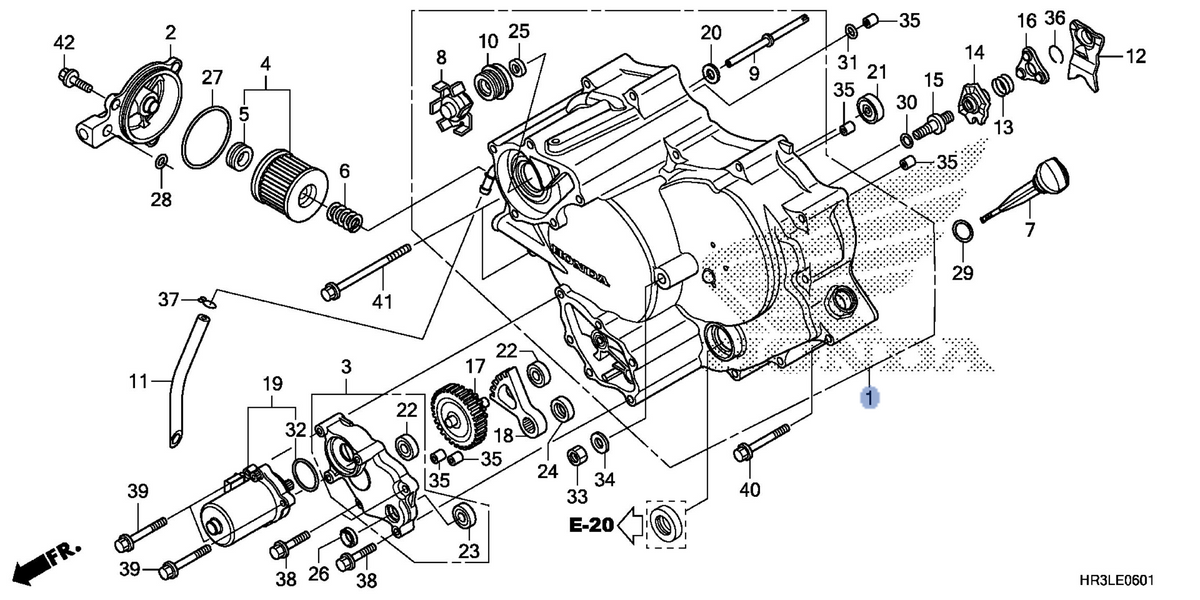 Honda OEM part 11300-HR4-A90