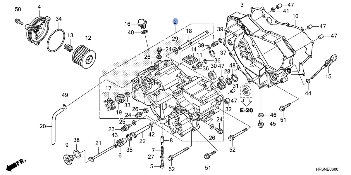 Honda OEM part 11300-HR6-MF0