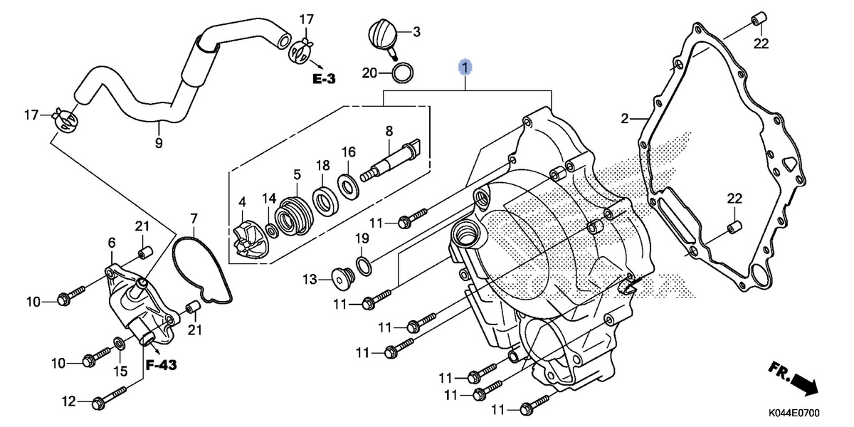 Honda OEM part 11300-K04-931