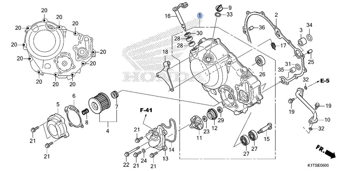 Honda OEM part 11300-K1T-EB0