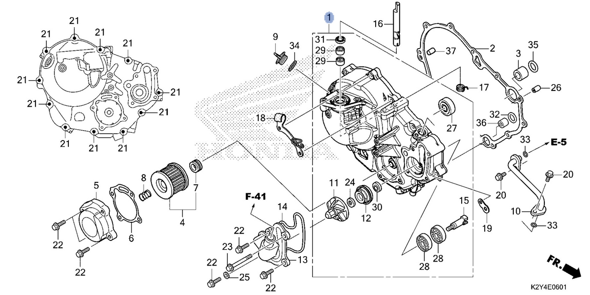 Honda OEM part 11300-K2Y-J70