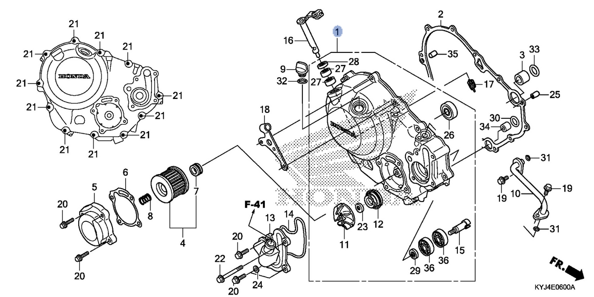 Honda OEM part 11300-K33-D01