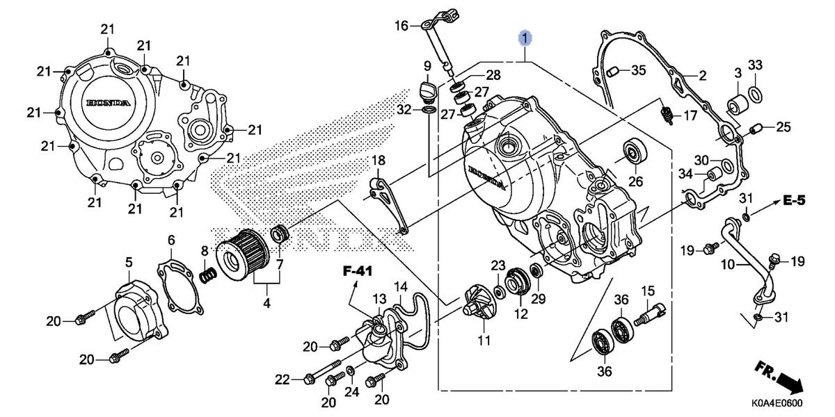 Honda OEM part 11300-K33-D02