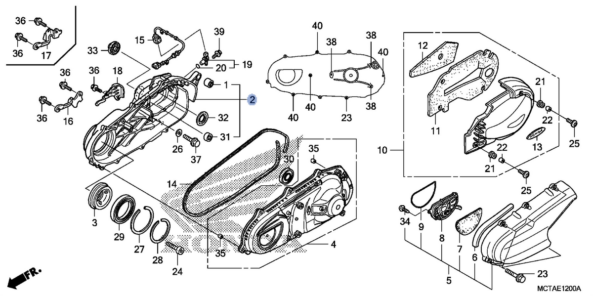 Honda OEM part 11300-MCT-910
