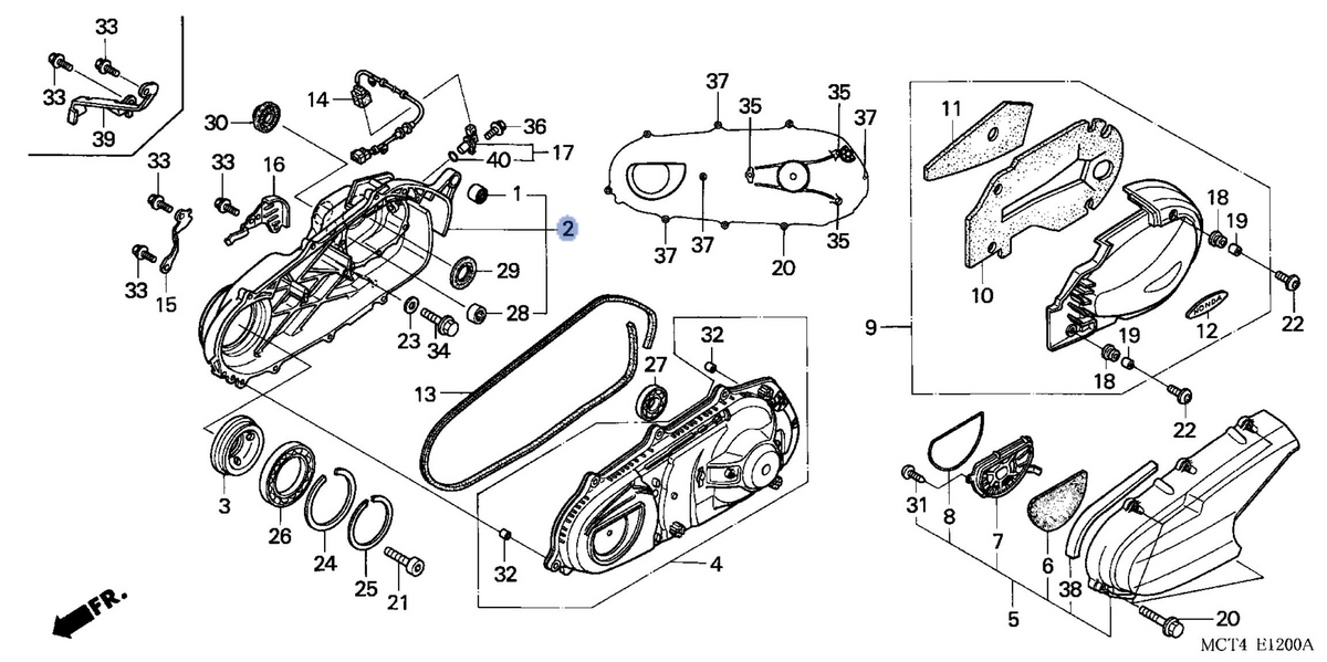 Honda OEM part 11300-MCT-940