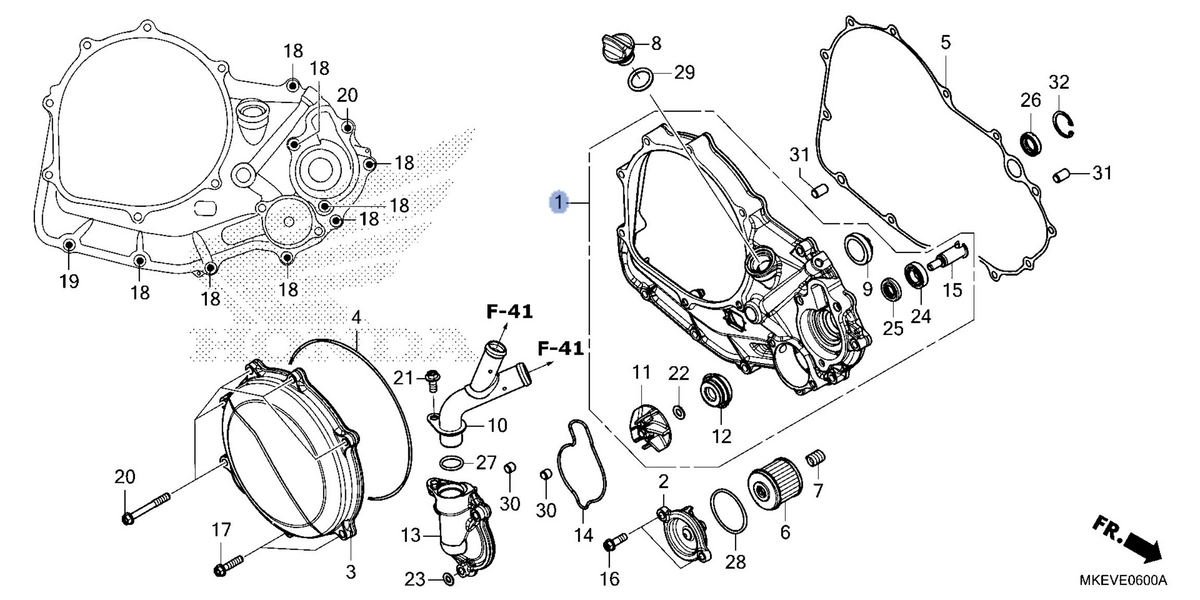 Honda OEM part 11300-MKE-B50