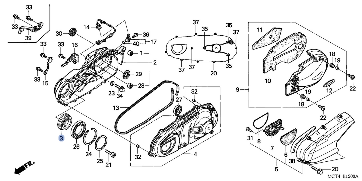 Honda OEM part 11305-MCT-010