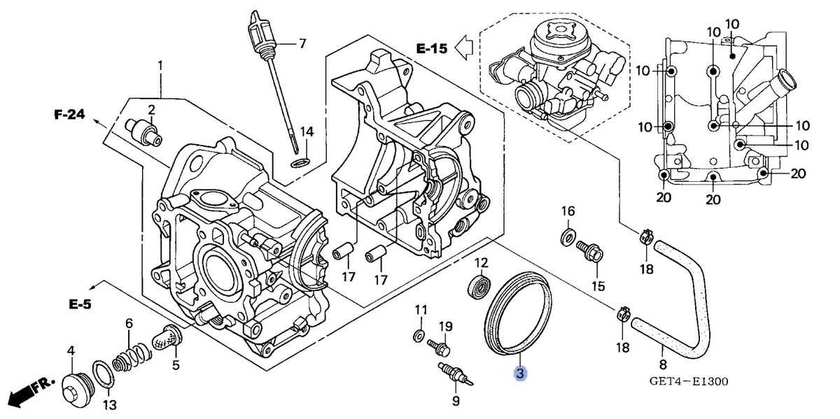 Honda OEM part 11309-GEE-000