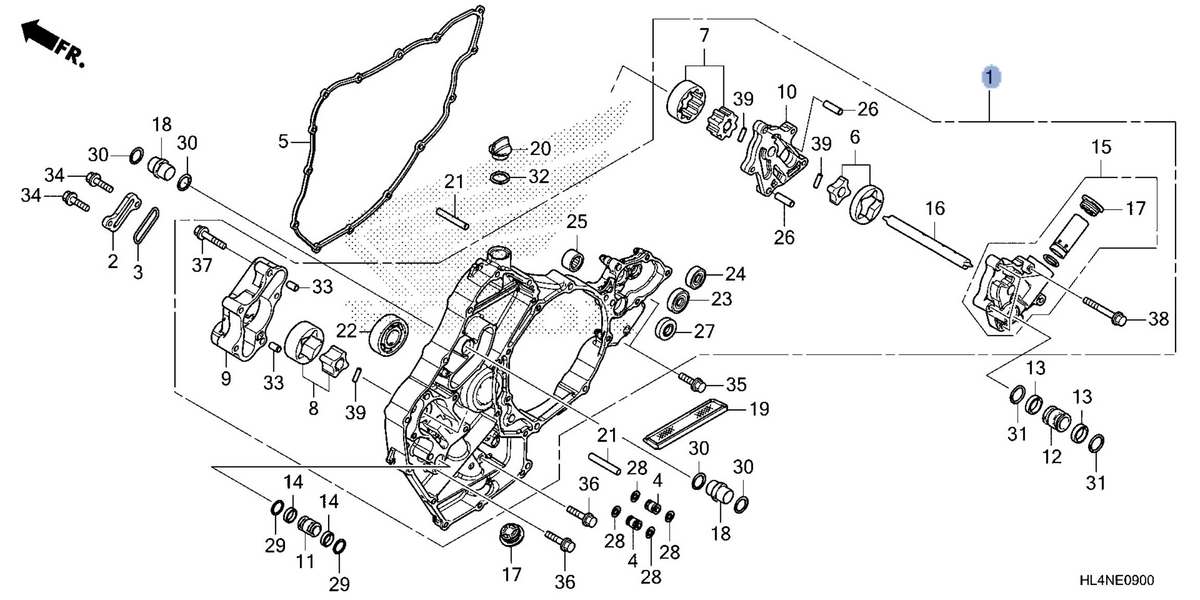 Honda OEM part 11310-HL4-AJ0