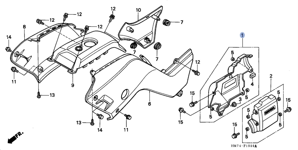 Honda OEM part 11310-HM7-000