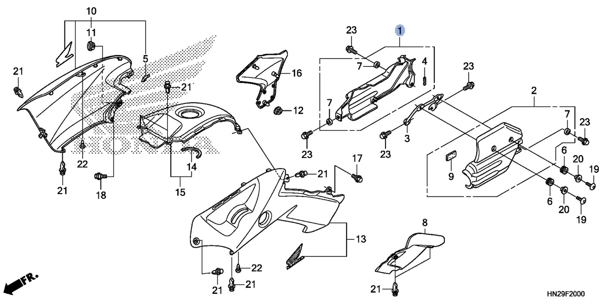 Honda OEM part 11310-HN2-A60ZA
