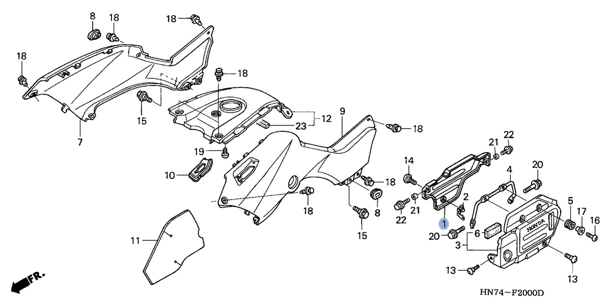 Honda OEM part 11310-HN7-000ZA