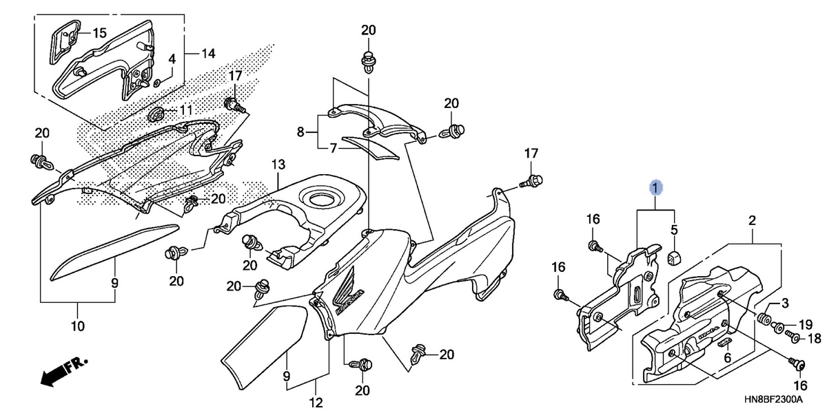 Honda OEM part 11310-HN8-000ZA