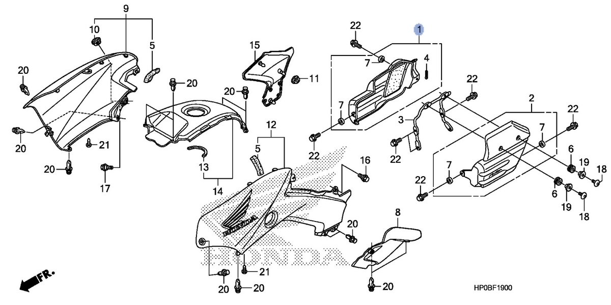 Honda OEM part 11310-HP0-A50ZA