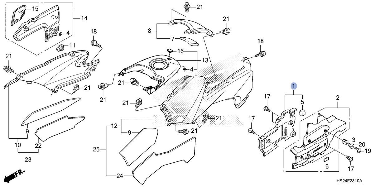 Honda OEM part 11310-HS2-A50ZA