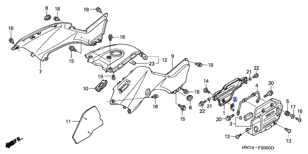 Honda OEM part 11311-HN7-000