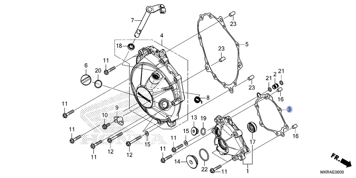 Honda OEM part 11315-MKR-D11