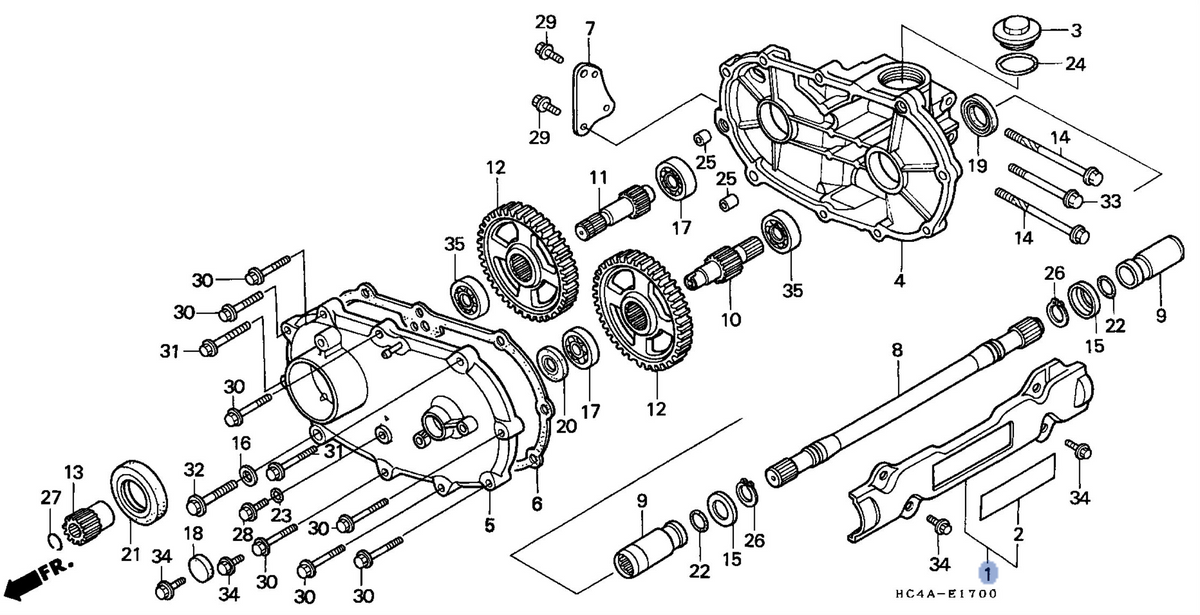 Honda OEM part 11320-HM5-670