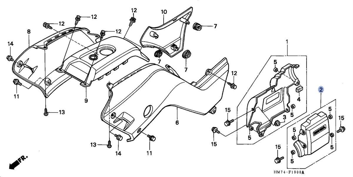 Honda OEM part 11320-HN0-A00