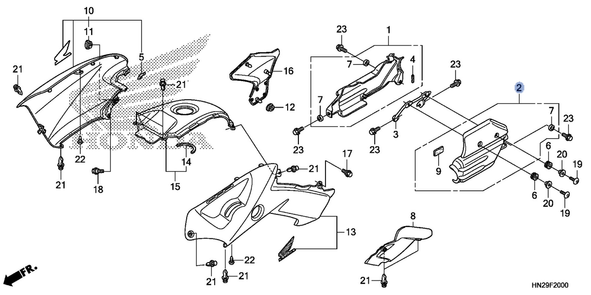 Honda OEM part 11320-HN2-A60ZA